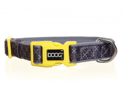 Ошейник для собак Doog Odie серо-желтый, M, 32-46 см RA-325291