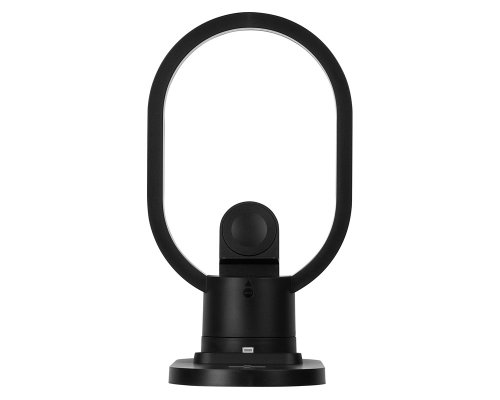 Charging station wireless 4-in-1 Evolt Portal with lamp, 15 W, black (592207)