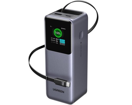 Аккумулятор внешний Ugreen PB726 20000 мАч (CCC) серый космос (95670B)