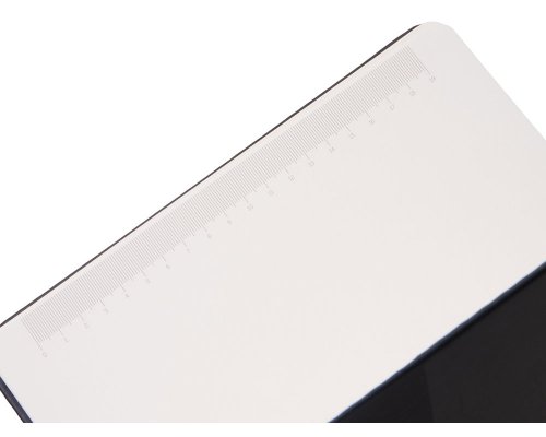 Gift set Lettertone Goethe with A5 notepad, 2 pens and a cardholder, black