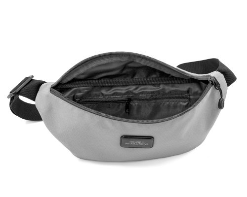 Bag belt Brand Charger Bumble universal waterproof made of recycled plastic, grey (936088)