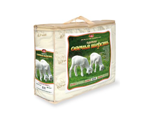 Blanket of sheep wool Elf thickened double 309-чОШ