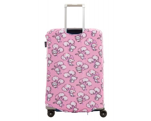Cover for a suitcase Routemark White & Fluffy L/XL (SP310), Art. Lebedev Studio