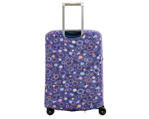Cover for a suitcase Routemark Spangles, sparks, confetti M/L (SP310)