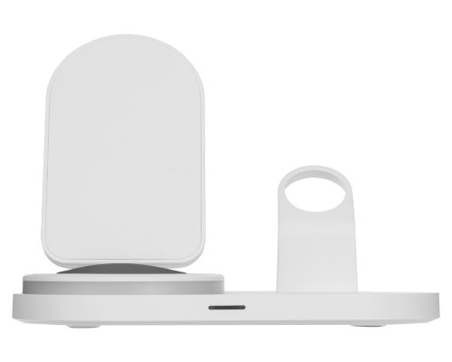 Станция зарядная складная с беспроводной зарядкой Evolt Flashport, 15 Вт, белый (591077)