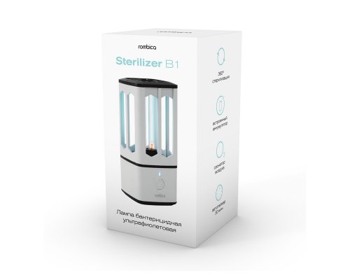 Bactericidal UV portable lamp Rombica Sterilizer B1 white/black