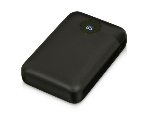 External battery with fast charging Qjet QC/PD CosmIQ, 10000 mAh, Black (696817)