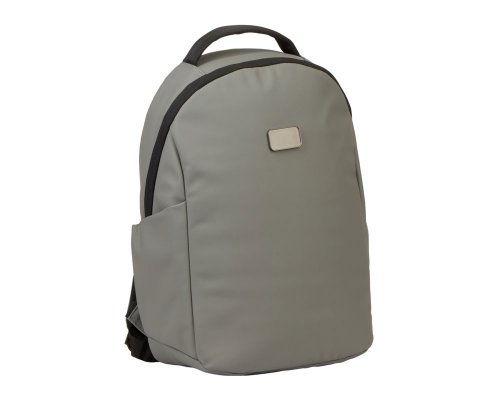 Backpack Voyager Sofit laptop made of eco‑leather, gray (935710)