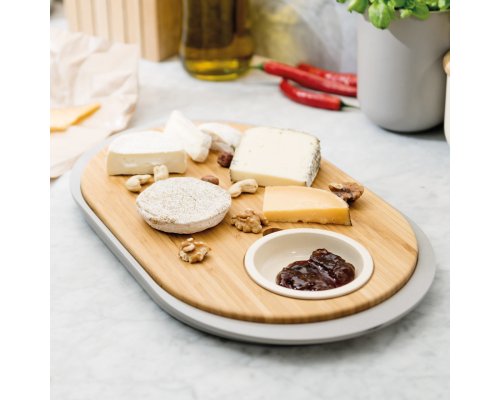 Snack set Berghoff Leo with cutting board-tray 2 items 39*23*2,5 cm 3950060