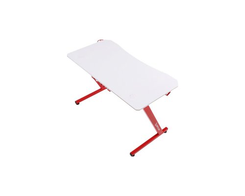 Стол компьютерный Gamelab Monolith White-Red GL-910
