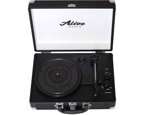 Проигрыватель виниловых пластинок Alive Audio Glam Noir GLM-01-NR