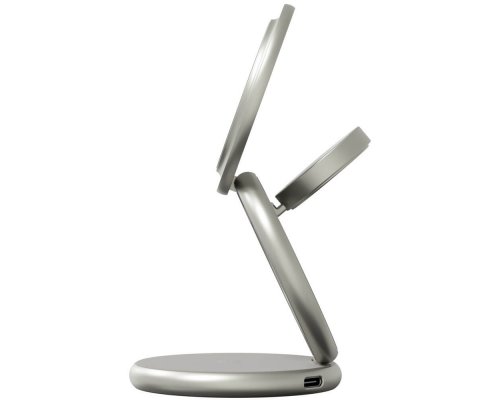 Устройство зарядное беспроводное Magssory Signature Pro 3 в 1 Qi2 Titan (WCH073t)