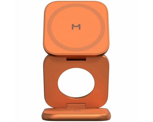 Устройство зарядное беспроводное Magssory Fold Ultra 3 в 1 для Apple оранжевый (WCH083or)