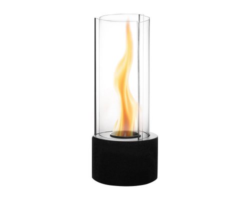 Биокамин с вьющимся пламенем YoonY Dance of flame, черный (304002)