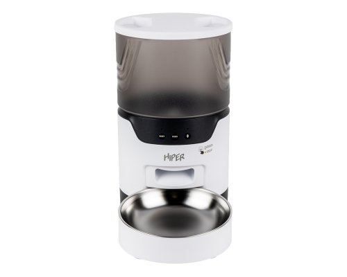 Кормушка умная Hiper Wi-Fi IoT Pet Feeder, 3000 мл, белый/черный RA-324985