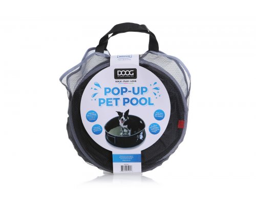 Бассейн для собак Doog, черный, M, 91х91х25 cм RA-325556