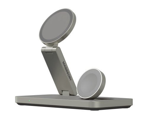 Устройство зарядное беспроводное Magssory Yoga для Apple 3 в 1 с Qi2 (WCH016t)