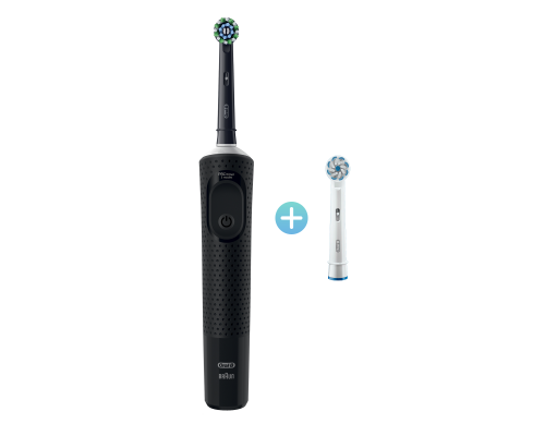 Щетка зубная электрическая Oral-B Vitality Pro D103.423.3H Black + дополнительная насадка