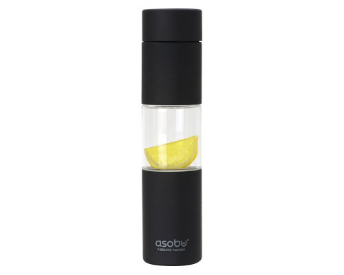 Water Bottle Asobu Flavour U See, 460ml, Black