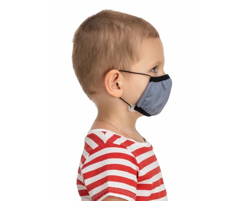 Children's face mask Routemark Aero grey