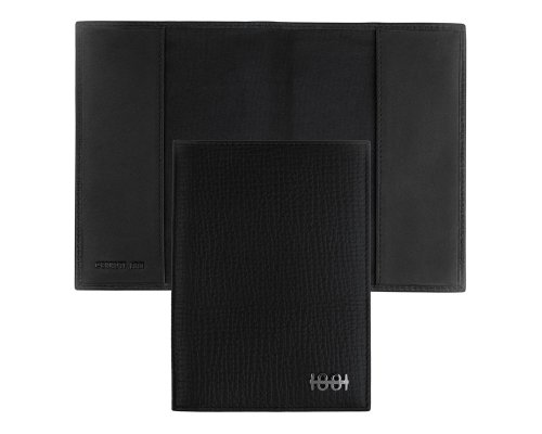 Обложка для паспорта Cerruti 1881 Irving Black, 11,5x8,5 x 2 см, черный (NLP012A)