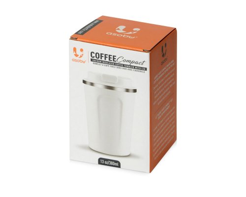 Thermal mug Asobu Cafe Compact 380 ml, white RA-237704