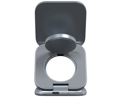 Устройство зарядное беспроводное Magssory Fold Ultra 3 в 1 для Apple полночь (WCH083m)