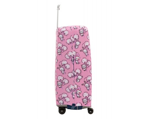 Cover for a suitcase Routemark White & Fluffy L/XL (SP310), Art. Lebedev Studio