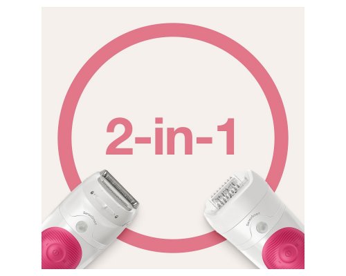 Эпилятор Braun S5 SES 5-600 белый/розовый