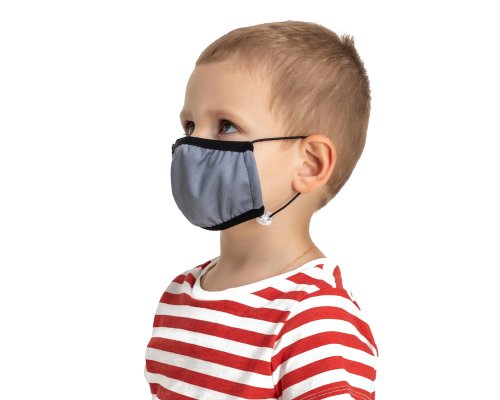 Children's face mask Routemark Aero grey