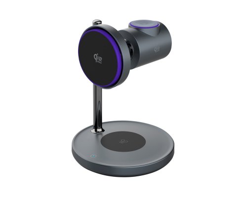 Station charging wireless Deppa 3‑in‑1 QI2.2 Max Power, grey (1‑23170)