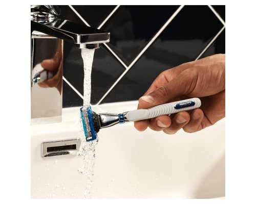 Станок бритвенный Gillette Mach3 Turbo 3D с 2 сменными кассетами