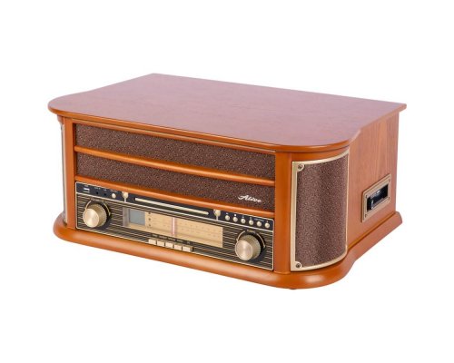 Проигрыватель виниловых пластинок Alive Audio Oldtimer Wood AA-OLD-01-WD