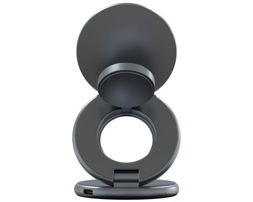 Wireless charger Magssory Signature Pro 3 in 1 Qi2 Midnight (WCH073m)