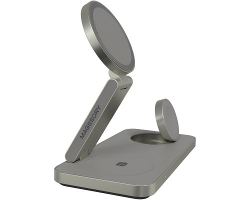 Устройство зарядное беспроводное Magssory Yoga для Apple 3 в 1 с Qi2 (WCH016t)
