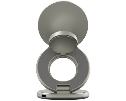 Устройство зарядное беспроводное Magssory Signature Pro 3 в 1 Qi2 Titan (WCH073t)