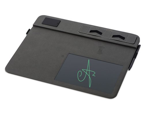 Wireless Charging LCD Mouse Pad Qjet Multi Pad 10W Black (788725)