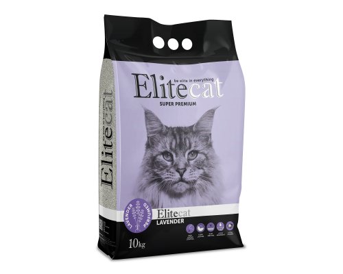 Наполнитель комкующийся EliteCat Lavender 11.4 л/10 кг