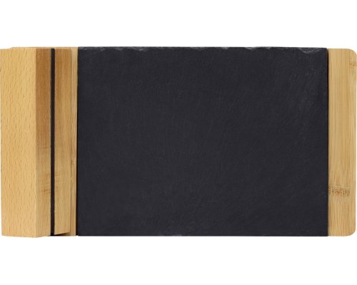 Набор для сыра из сланцевой доски и ножей Bamboo collection Taleggio, светло-коричневый (822108)