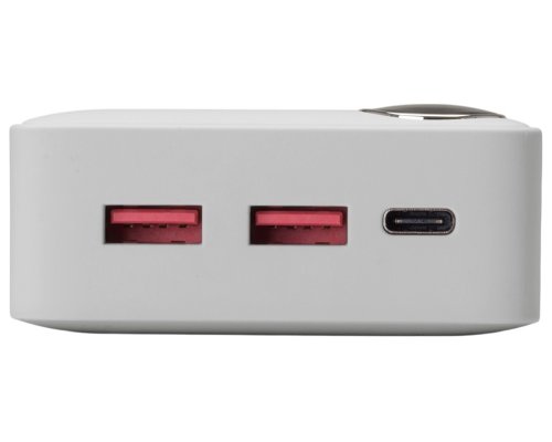 Аккумулятор внешний Evolt Mild Pro c быстрой зарядкой QC/PD, 20 000 mAh, белый (591246)