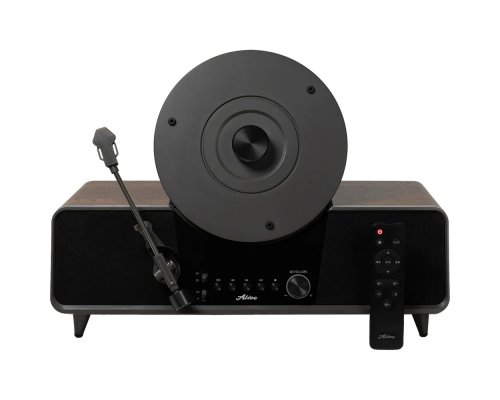 Проигрыватель виниловых пластинок Alive Audio Pillar тёмное дерево