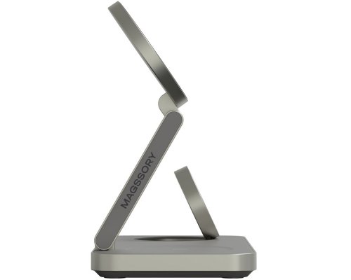 Устройство зарядное беспроводное Magssory Yoga для Apple 3 в 1 с Qi2 (WCH016t)