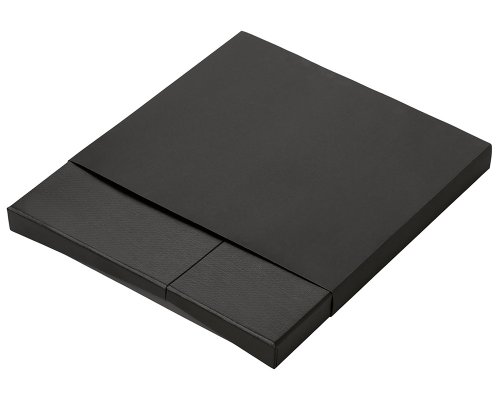 Gift set Lettertone Tesla with an A5 notepad, pen, and 10,000 mAh power bank, black