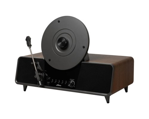 Проигрыватель виниловых пластинок Alive Audio Pillar тёмное дерево