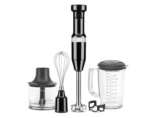 Блендер погружной KitchenAid 5KHBV83EOB черный
