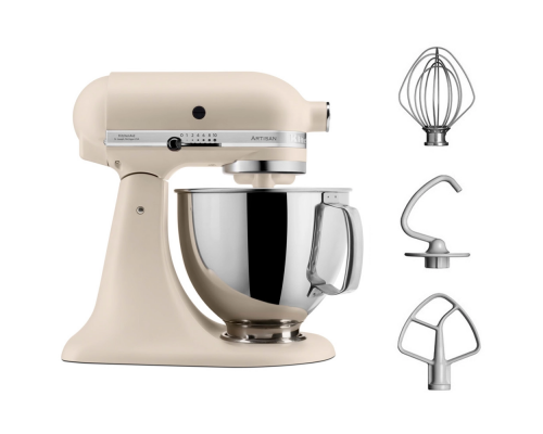 Planetary mixer KitchenAid Artisan 5KSM125EMH 4.8 l, milk