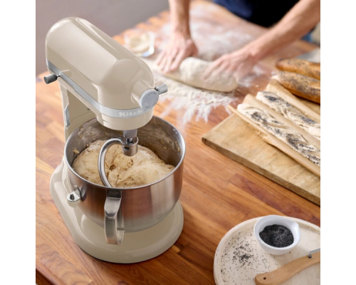 Миксер планетарный KitchenAid Artisan 5KSM70SHXEAC 6.6 л, кремовый