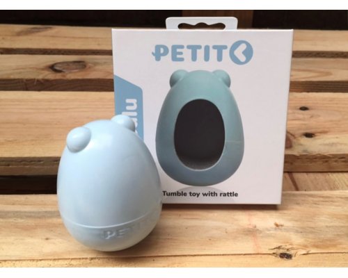 Игрушка-неваляшка для собак Petit Balu с погремушкой, голубая RA-325330