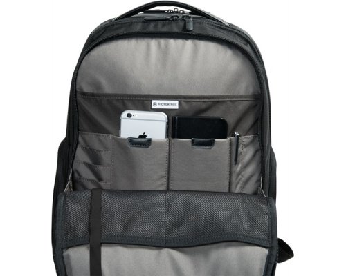 Backpack Victorinox Altmont Professional Essential Laptop 15'', 30x23x43 cm, Polyester, Black (602154)