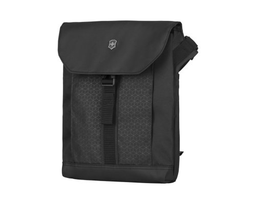 Сумка наплечная Victorinox Altmont Original Flapover Digital Bag, нейлон, 26x10x30 см, 7 л, чёрная (606751)